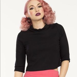 Pinup Couture Laura Byrnes Jane Top - size 1X